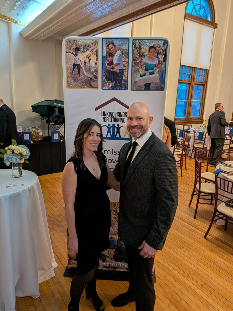 Kara and Shawn Petti supporting Linking Hands for Learning Gala