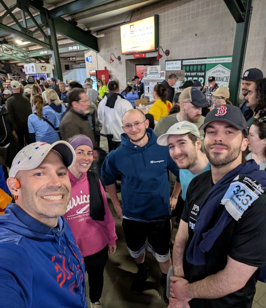 Hurricane Team Supporting the JP Morgan Chase Corporate Challenge